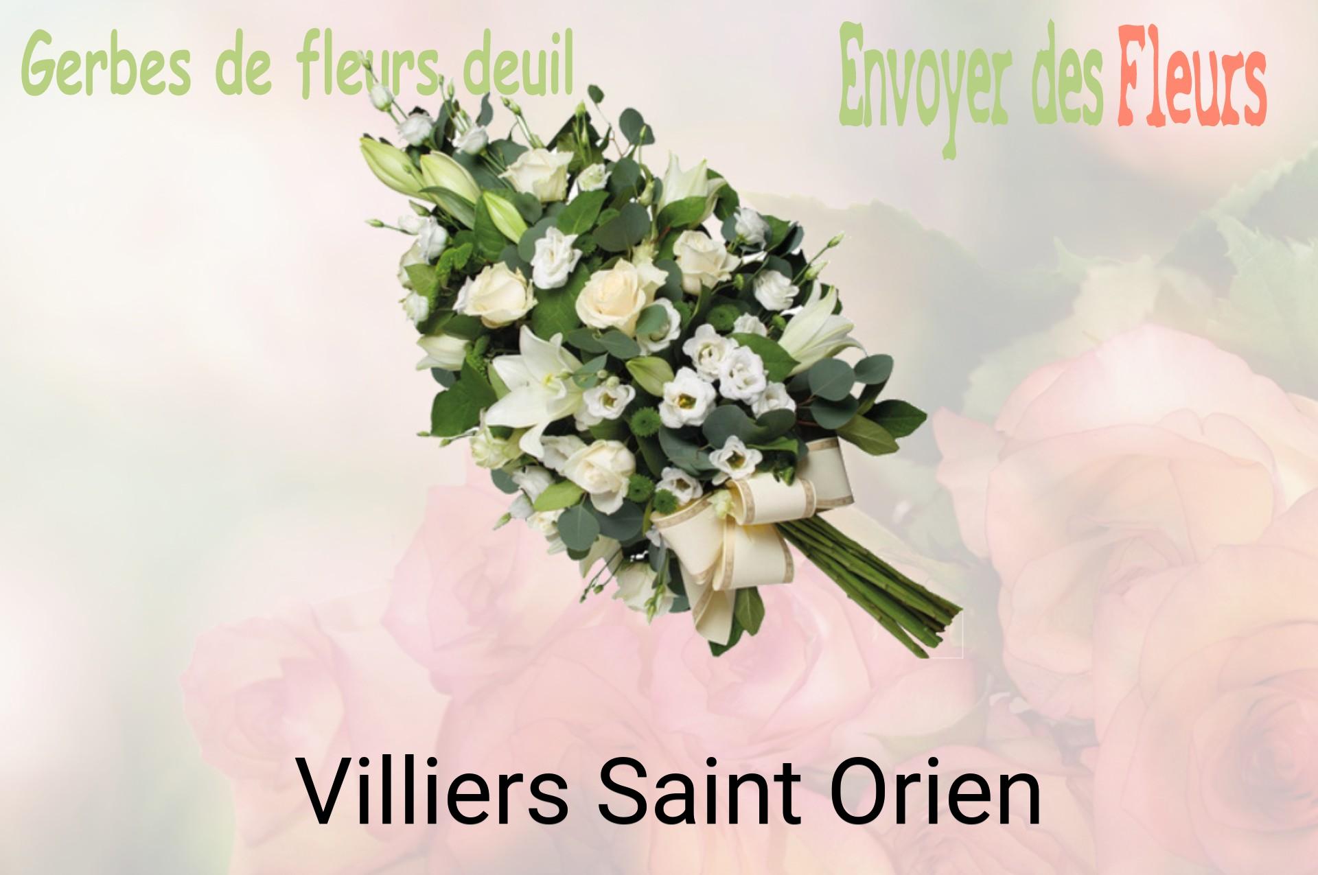 Gerbe de fleurs de deuil livrée à Villiers-Saint-Orien